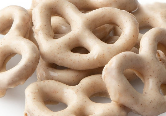 Cinnamon Yogurt Covered Pretzels